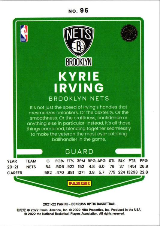 2021 Donruss Optic Kyrie Irving