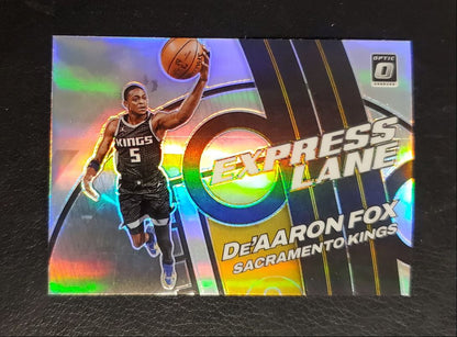 2021 Donruss Optic Express Lane Holo De'Aaron Fox