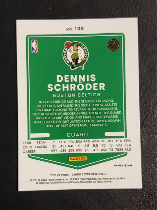 2021 Donruss Optic Holo Dennis Schroder