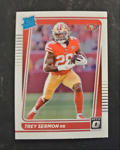 2021 Donruss Optic Rated Rookie Trey Sermon