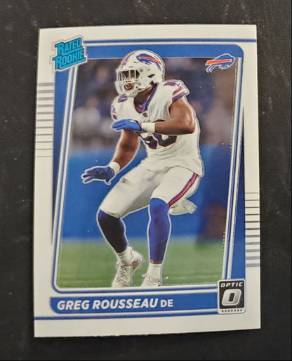 2021 Donruss Optic Rated Rookie Greg Rousseau