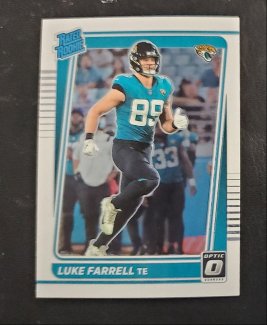 2021 Donruss Optic Rated Rookie Luke Farrell