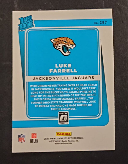 2021 Donruss Optic Rated Rookie Luke Farrell