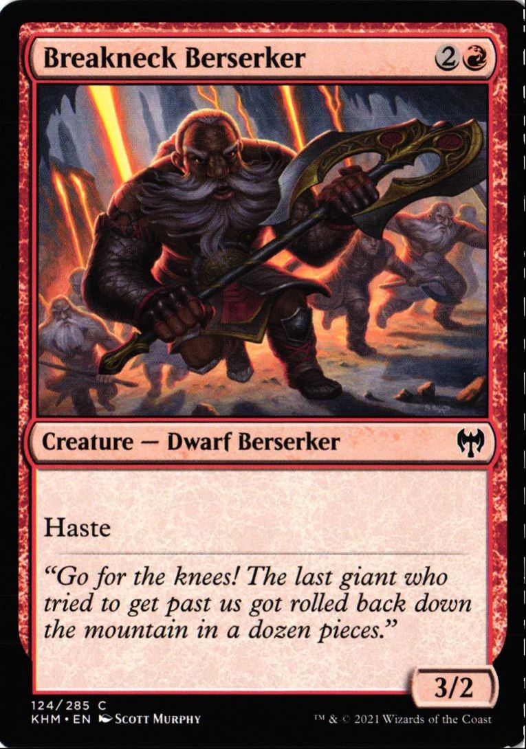 2021 Kaldheim Breakneck Berserker