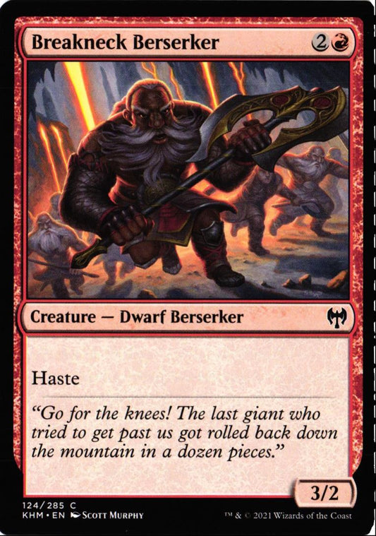 2021 Kaldheim Breakneck Berserker