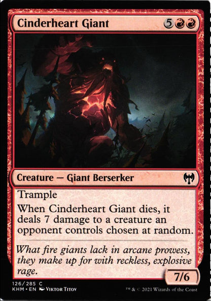 2021 Kaldheim Cinderheart Giant