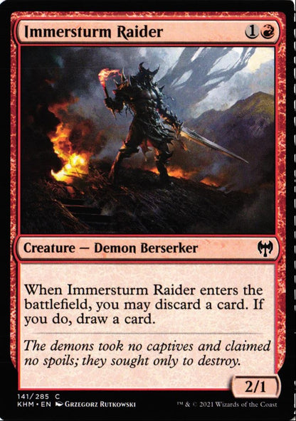 2021 Kaldheim Immersturm Raider