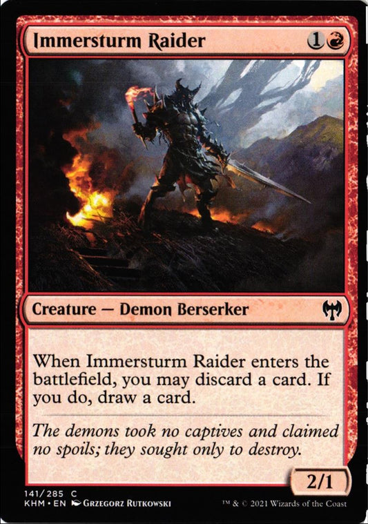 2021 Kaldheim Immersturm Raider