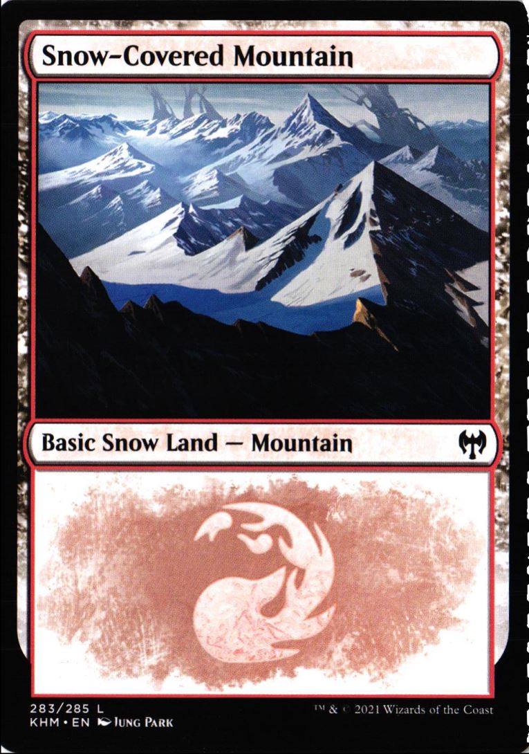 2021 Kaldheim Snow-Covered Mountain