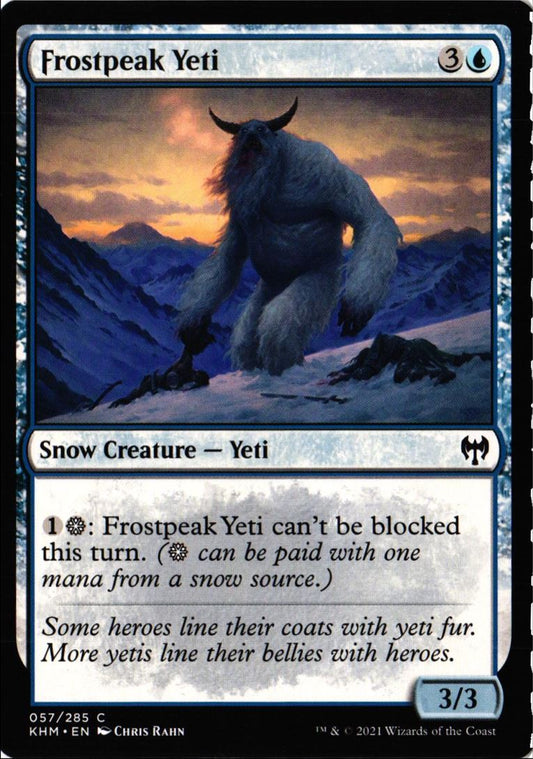 2021 Kaldheim Frostpeak Yeti