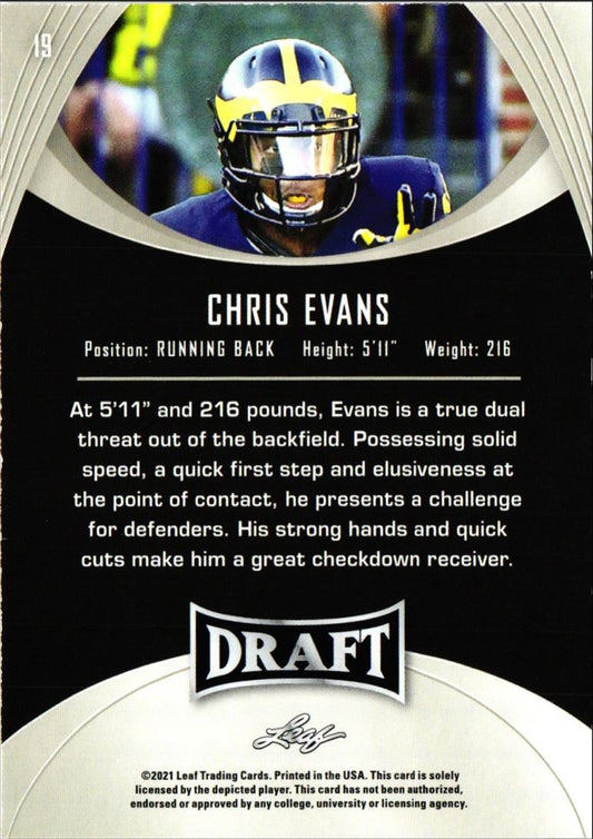 2021 Leaf Draft Chris Evans