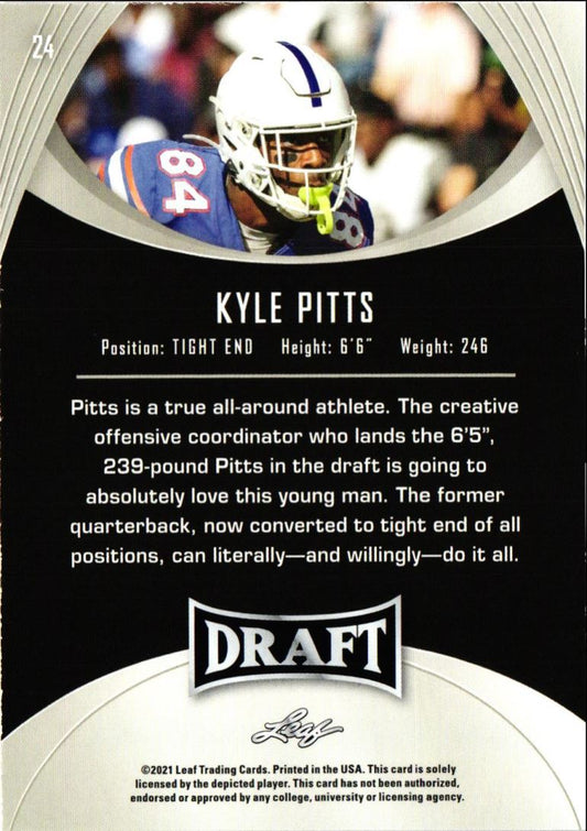 2021 Leaf Draft Kyle Pitts