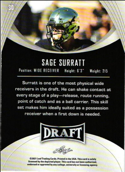 2021 Leaf Draft Sage Surratt