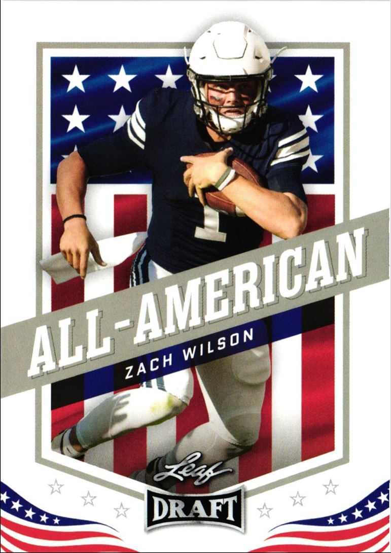 2021 Leaf Draft All-American Zach Wilson