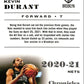 2021 Panini Chronicles Kevin Durant