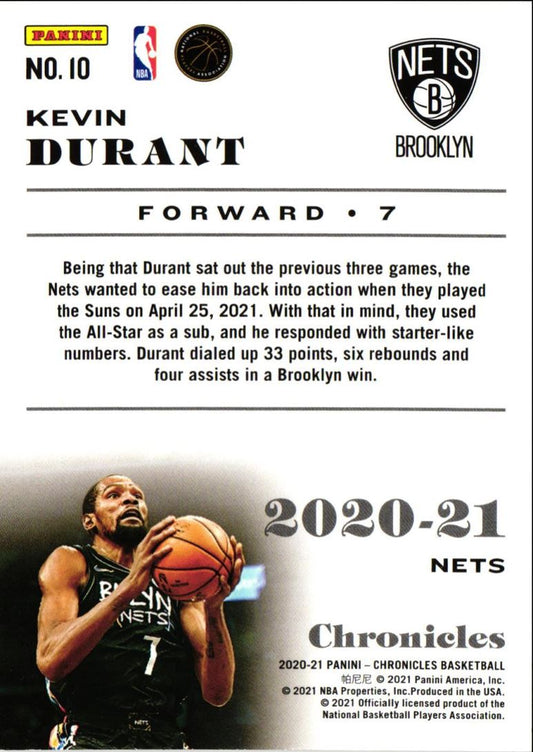 2021 Panini Chronicles Kevin Durant