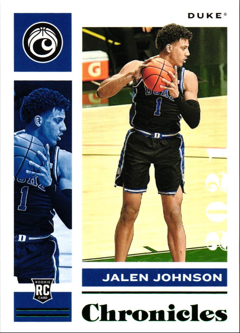 2021 Panini Chronicles Draft Picks Jalen Johnson