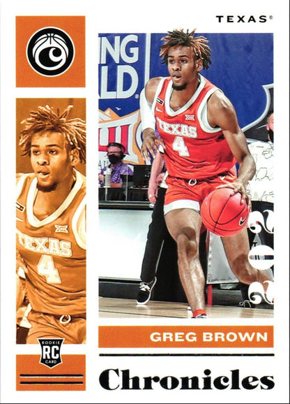 2021 Panini Chronicles Draft Picks Greg Brown III