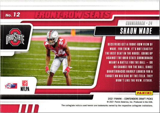 2021 Panini Contenders Shaun Wade