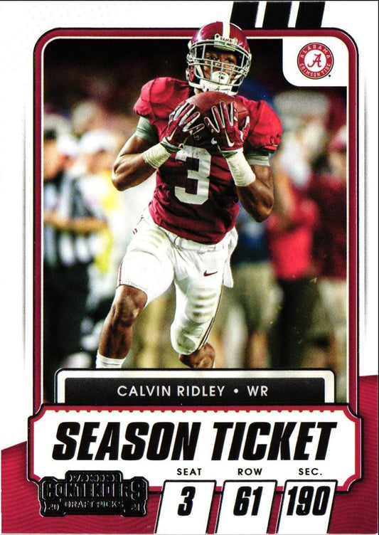 2021 Panini Contenders Draft Picks Calvin Ridley