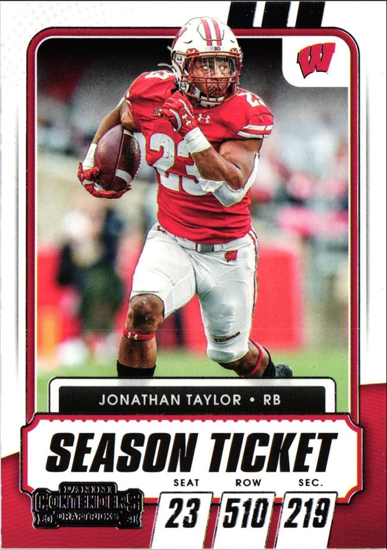 2021 Panini Contenders Draft Picks Jonathan Taylor