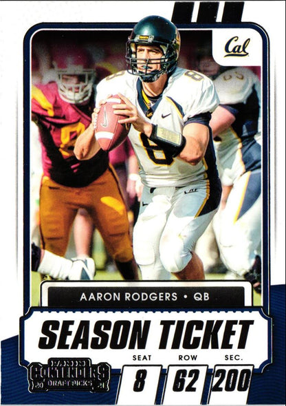 2021 Panini Contenders Draft Picks Aaron Rodgers