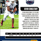 2021 Panini Contenders Draft Picks Devin Singletary