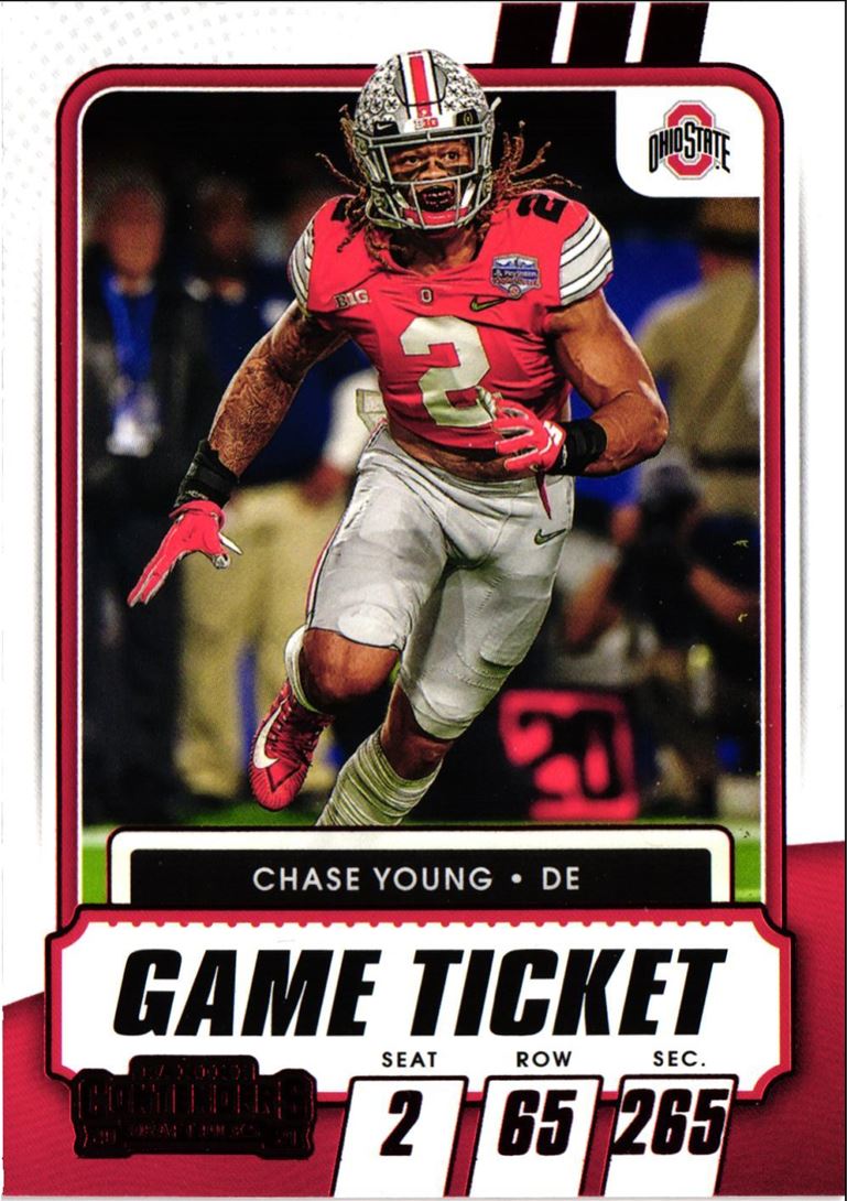 2021 Panini Contenders Draft Picks Chase Young