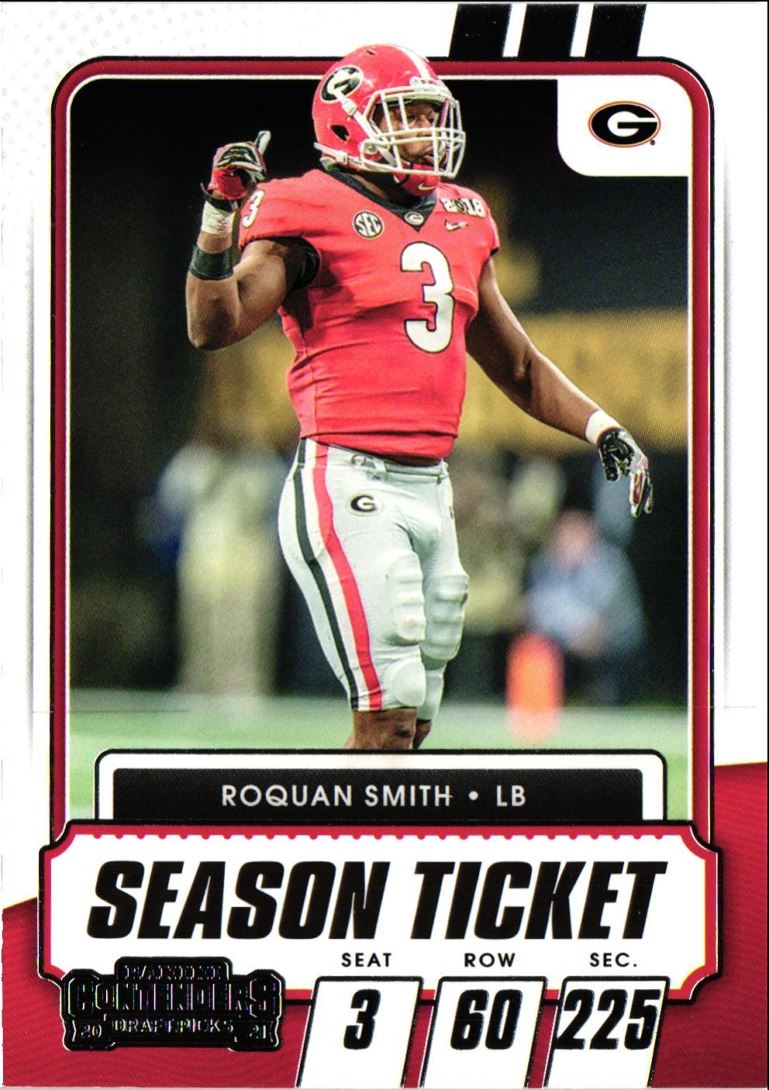 2021 Panini Contenders Draft Picks Roquan Smith