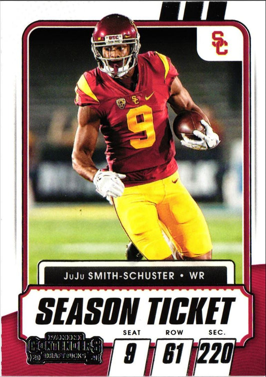 2021 Panini Contenders Draft Picks JuJu Smith-Schuster