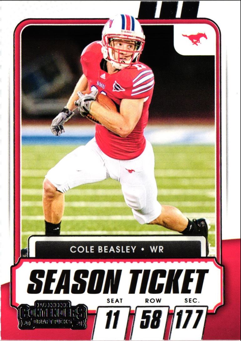 2021 Panini Contenders Draft Picks Cole Beasley