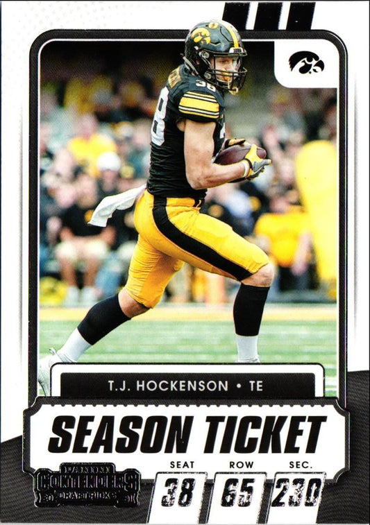 2021 Panini Contenders Draft Picks T.J. Hockenson