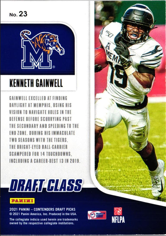 2021 Panini Contenders Draft Picks Class Kenneth Gainwell