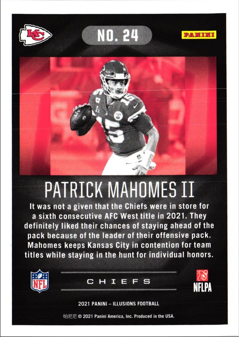 2021 Panini Illusions Patrick Mahomes II