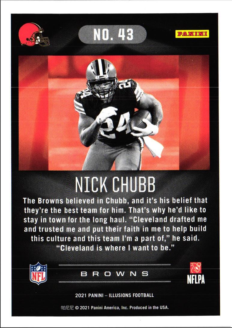 2021 Panini Illusions Nick Chubb