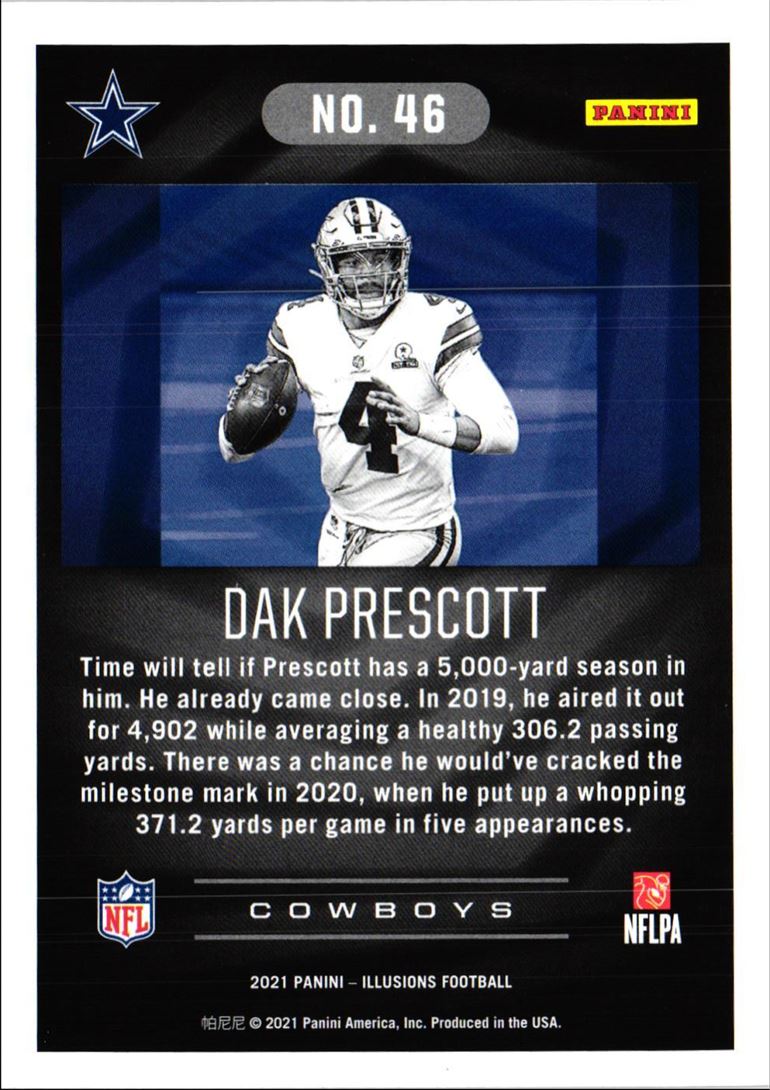 2021 Panini Illusions Dak Prescott