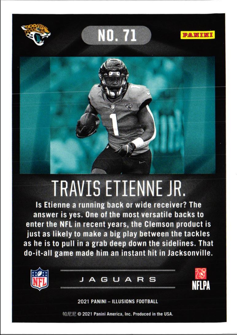 2021 Panini Illusions Travis Etienne Jr.