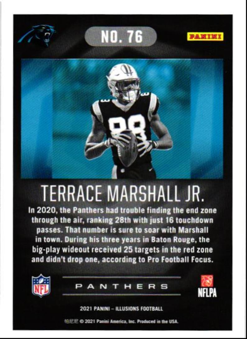 2021 Panini Illusions Terrace Marshall Jr.