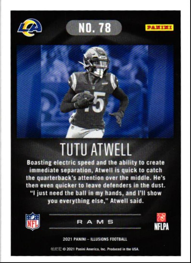 2021 Panini Illusions Tutu Atwell