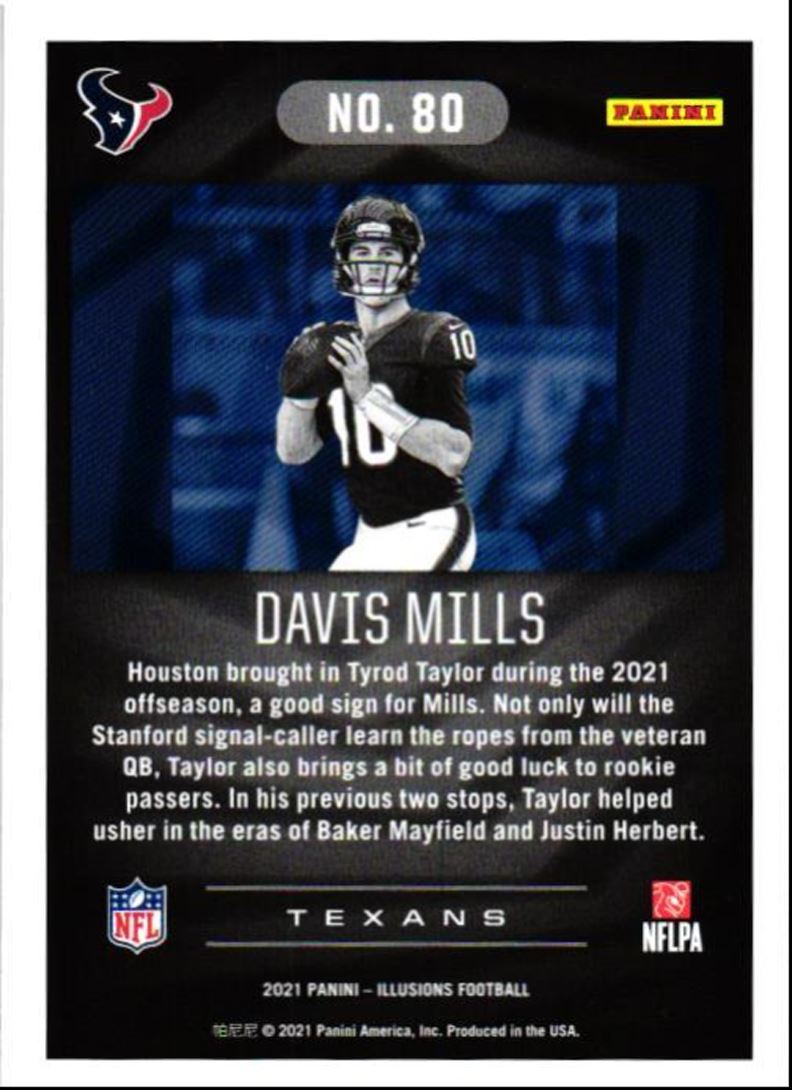 2021 Panini Illusions Davis Mills