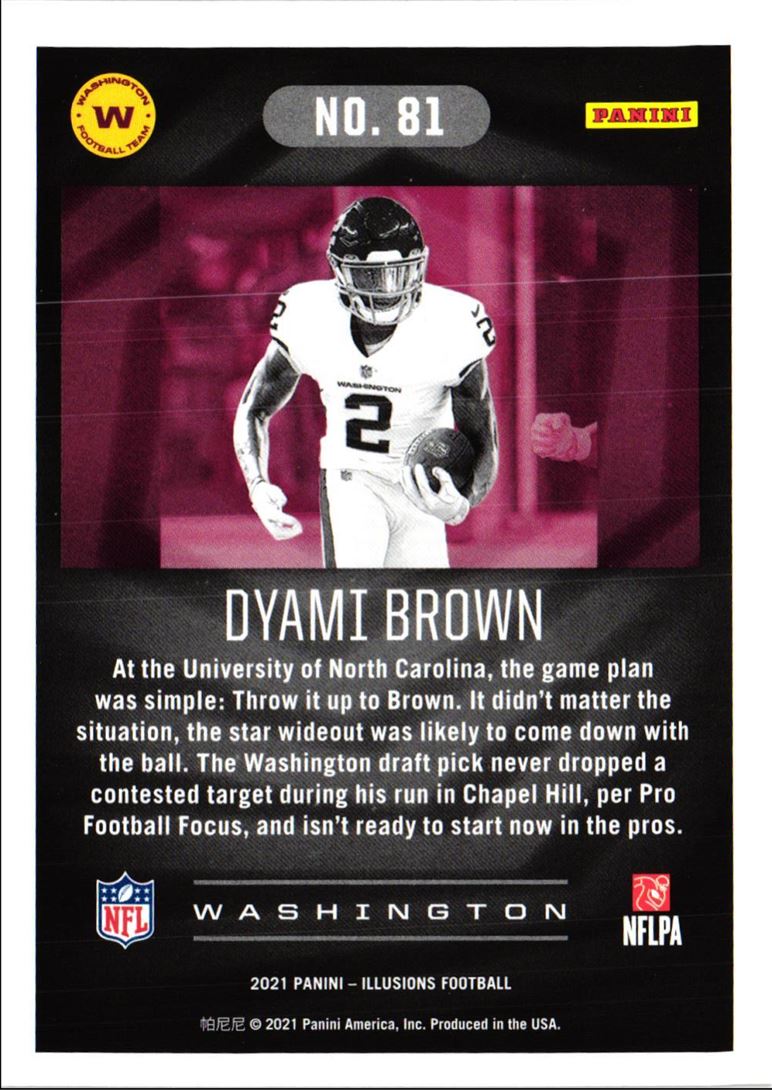 2021 Panini Illusions Dyami Brown