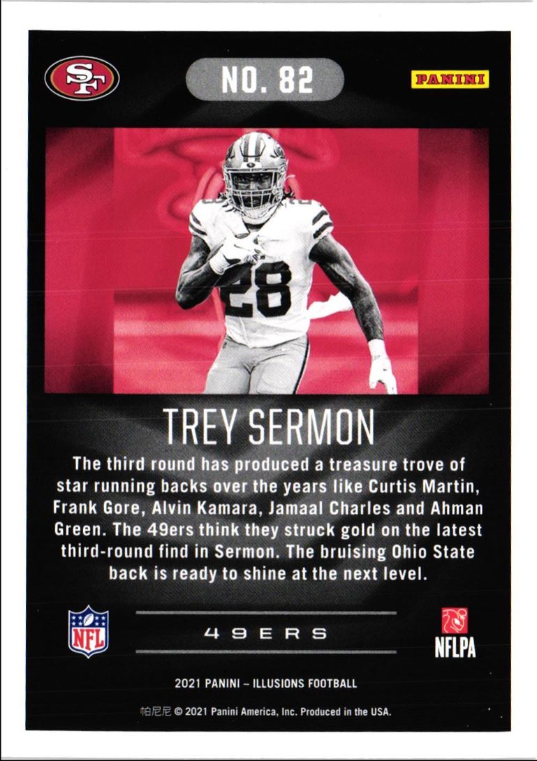 2021 Panini Illusions Trey Sermon