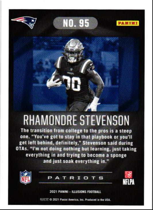 2021 Panini Illusions Rhamondre Stevenson