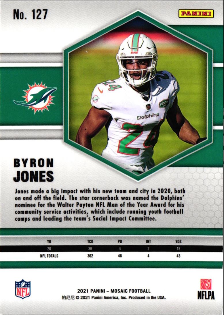 2021 Panini Mosaic Byron Jones