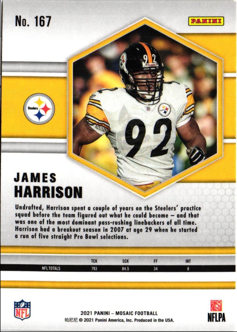 2021 Panini Mosaic James Harrison