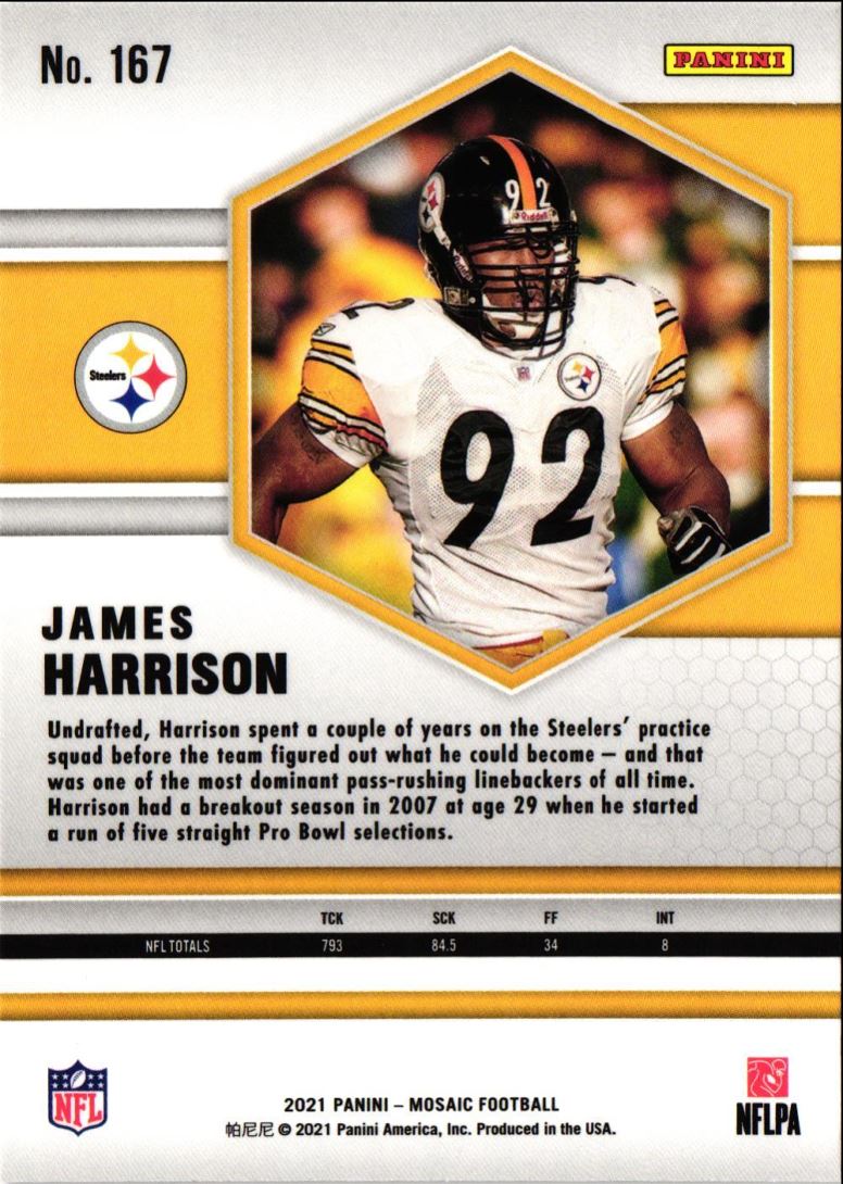 2021 Panini Mosaic James Harrison