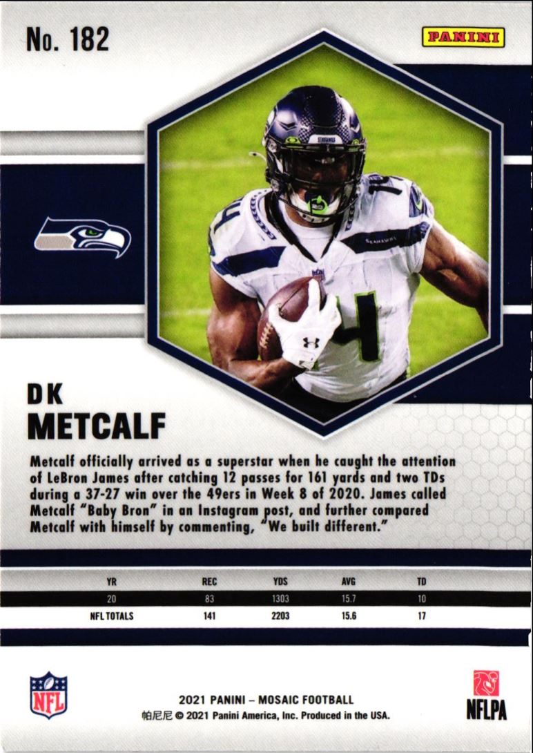 2021 Panini Mosaic DK Metcalf