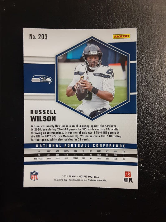 2021 Panini Mosaic Russell Wilson