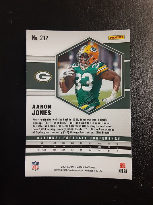 2021 Panini Mosaic Aaron Jones