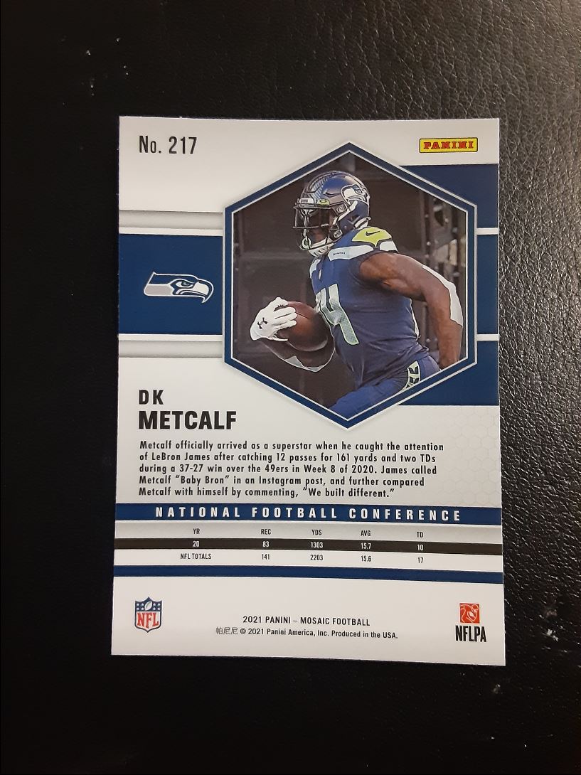 2021 Panini Mosaic DK Metcalf